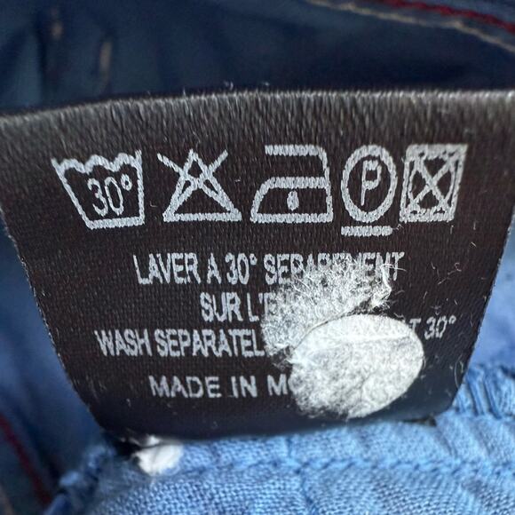 Isabel Marant Étoile Blue Slim-Fit Jeans With Red Stitching - Size FR 38 (US 6) - Picture 8 of 11